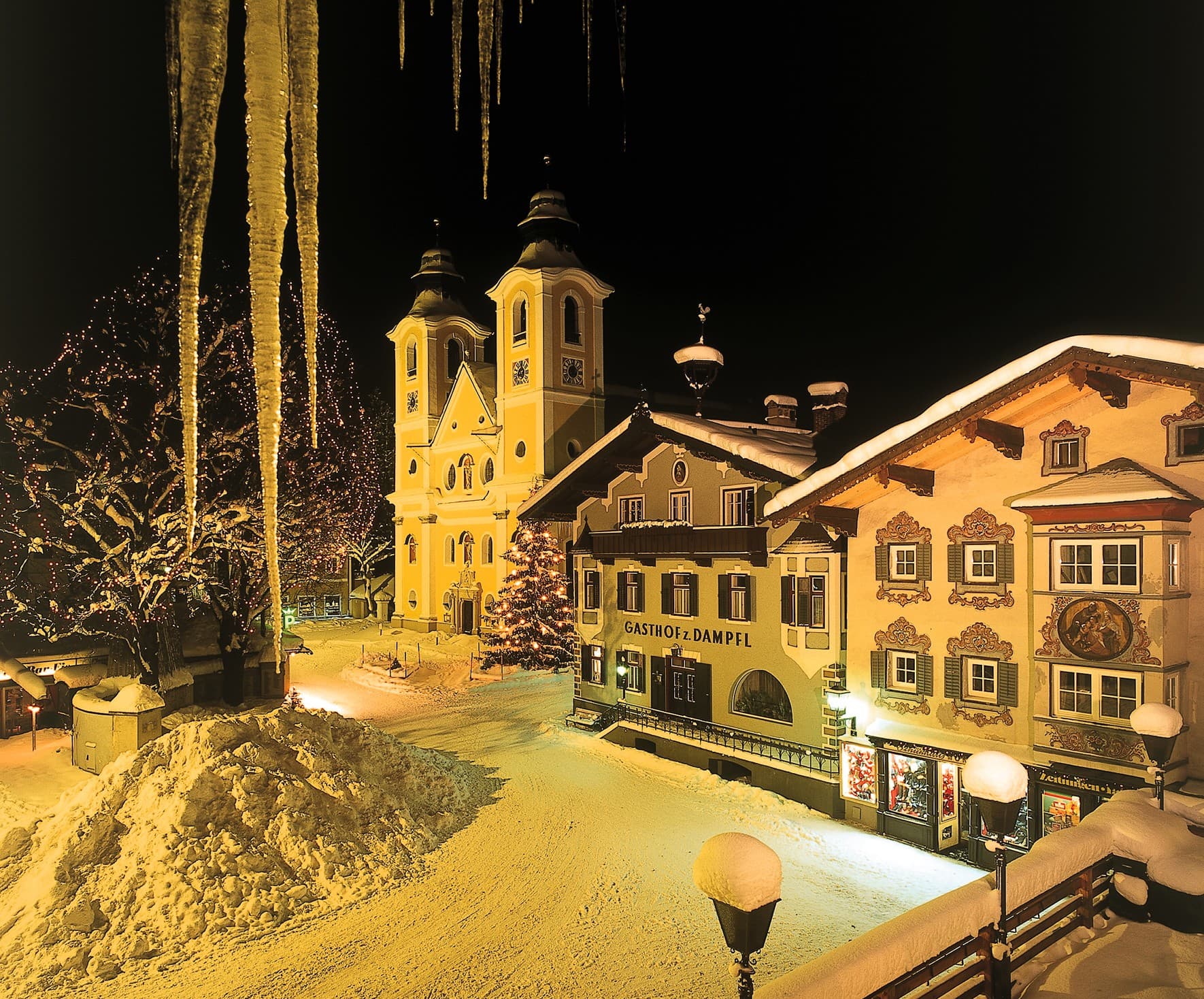 View over St. Johann in Tirol